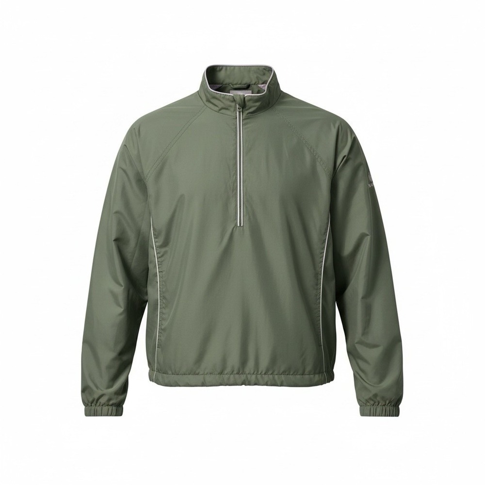 Sunice Men Windbreaker Jacket Unisex Pullover Small 1/2 Zip Green Outdoor Sports